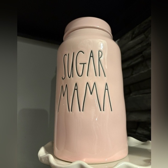 Rae Dunn Pink Sugar Mama Canister - Picture 1 of 1
